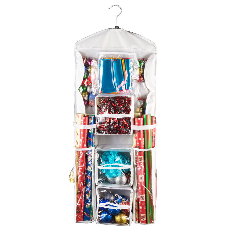 The Holiday Aisle® Hanging Gift Wrap Storage Bag & Reviews Wayfair.ca
